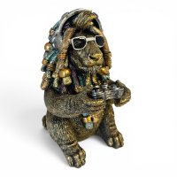 Löwe Rasta, gold