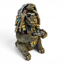 Löwe Rasta, gold