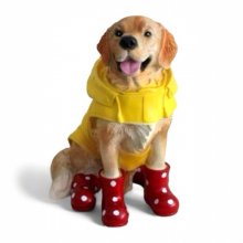 Hund Mantel Stiefel rot