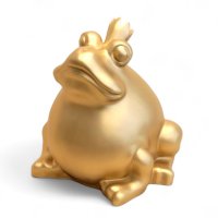 Frosch Krone gold