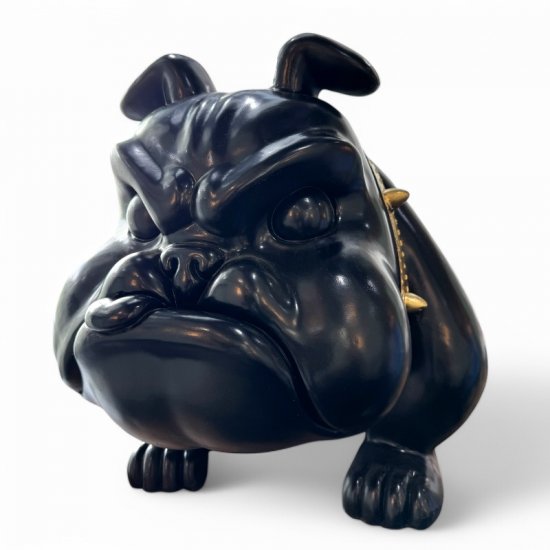 Bulldog schwarz - zum Schließen ins Bild klicken