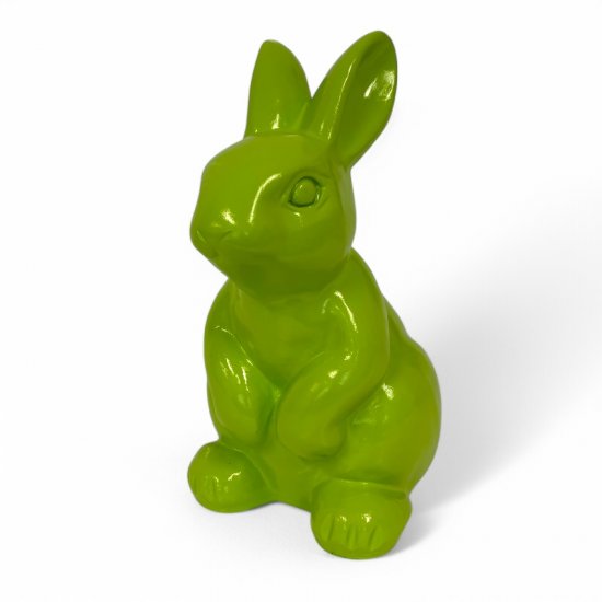 Hase klein, grün - zum Schließen ins Bild klicken