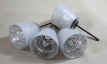 Teelichthalter-Stecker, silber