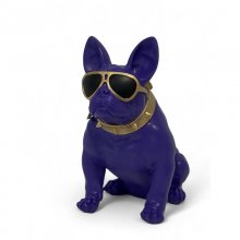 Bulldogge violett, H45cm