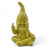 Zwerg sitzend, gelb Zwerg sitzend, gelb