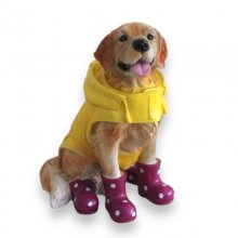 Hund Mantel Stiefel brombeer