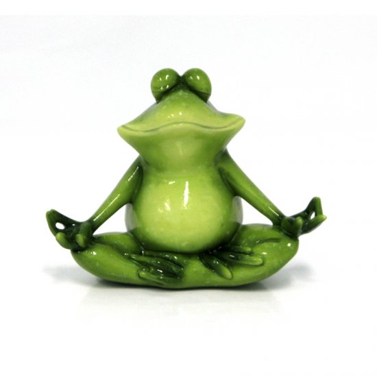 Yoga Frosch, klein - zum Schließen ins Bild klicken