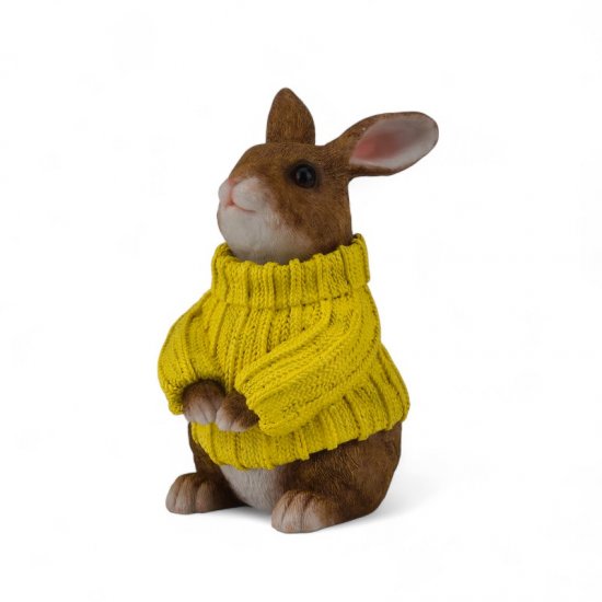 Hase mit Pulli, groß - zum Schließen ins Bild klicken