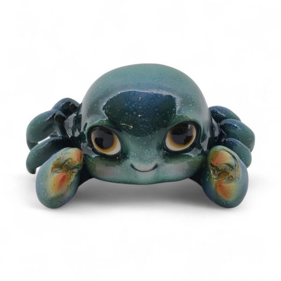 Krabbe grün, klein - zum Schließen ins Bild klicken