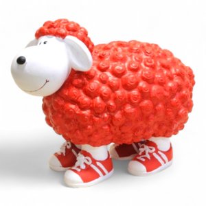 Schaf Turnschuhe rot