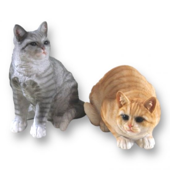 Katzen 2er Set - zum Schließen ins Bild klicken