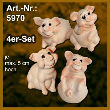 Schweine 4er-Set