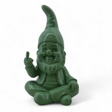 Zwerg sitzend, grün