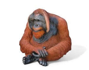 Orang Utan sitzend, klein