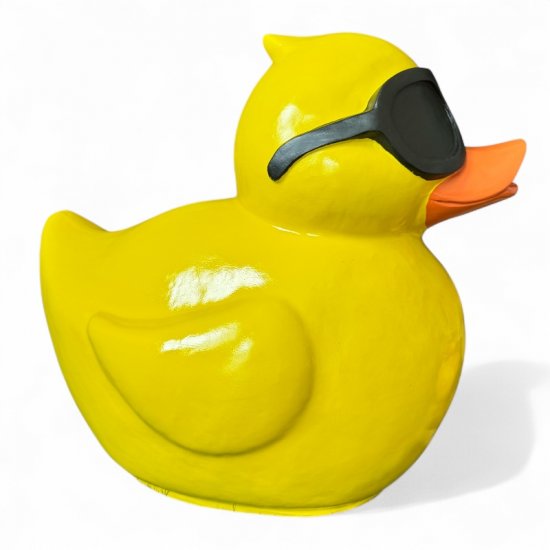 Ente Brille groß - zum Schließen ins Bild klicken