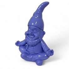 Zwerg Yoga lila, 15cm