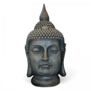 Buddhakopf grau
