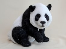 Pandabär sitzend