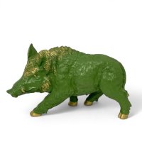 Wildschwein grün-gold