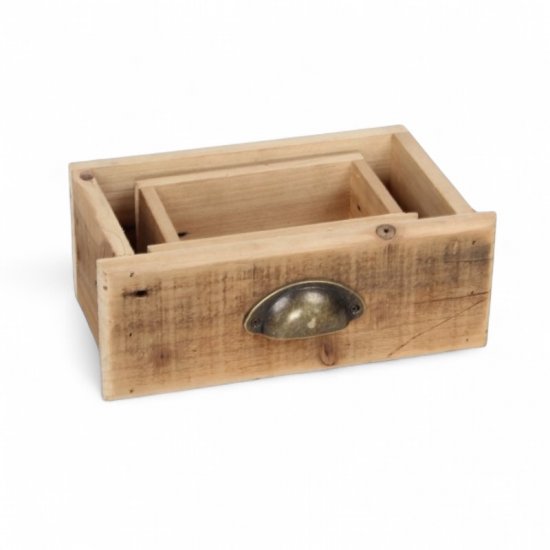Holzschublade 2er Set - zum Schließen ins Bild klicken