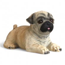 Mops liegend