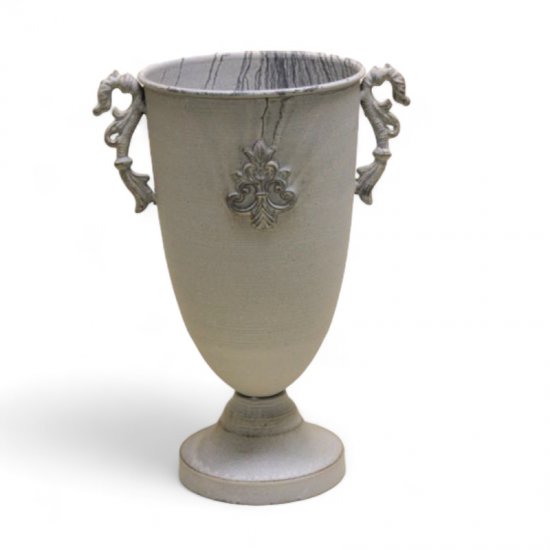 Pokal mit Dekor, groß - zum Schließen ins Bild klicken