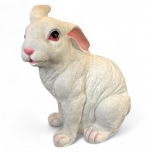 Hase sitzend weiss