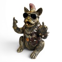 Hund Punk, gold