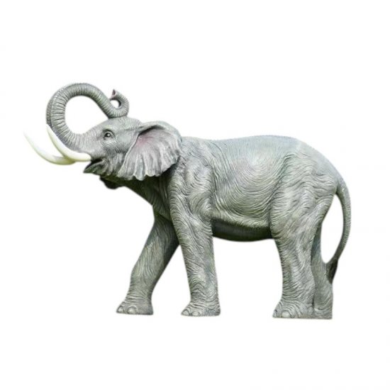 Elefant stehend - zum Schließen ins Bild klicken