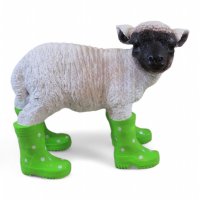 Schaf Gummistiefel grün