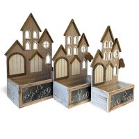 Haus Pflanztopf, 3er Set