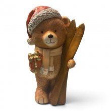 Bär mit Ski