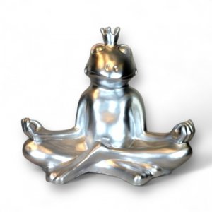 Frosch Medi Krone silber