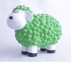 Schaf lustig XL, grün