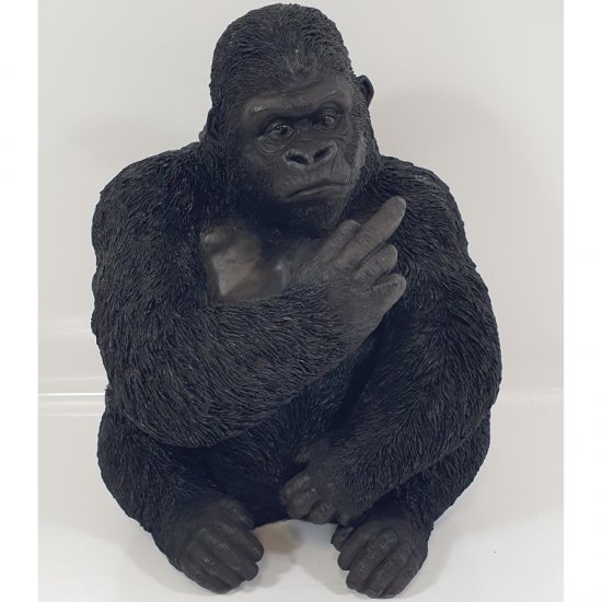 Gorilla Mittelfinger - zum Schließen ins Bild klicken