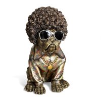 Hund Afrolook, gold