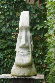 Skulptur-Kopf Granitlook