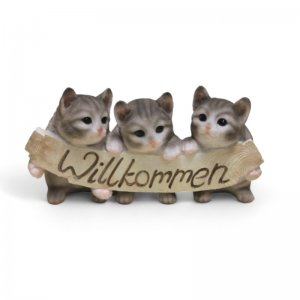 Katzen Willkommen