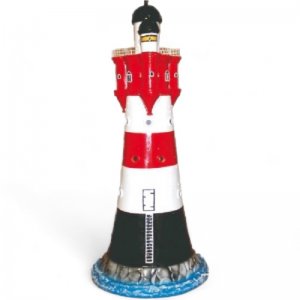 Leuchtturm Roter Sand, 230Volt Blinklicht 115cm