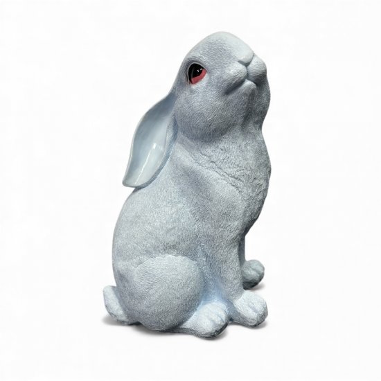 Hase klein, blau - zum Schließen ins Bild klicken