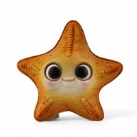 Seestern orange, groß Seestern orange, groß