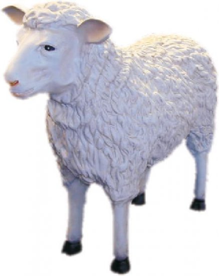 Schaf gross stehend - zum Schließen ins Bild klicken