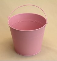 Metalleimer pink