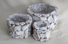 Holztopf 3-er Set (Umkarton=4Set)