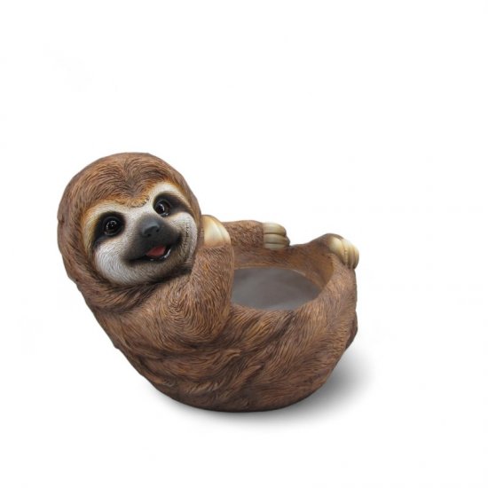 Faultier Topf - zum Schließen ins Bild klicken