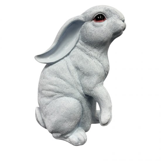 Hase groß, blau - zum Schließen ins Bild klicken