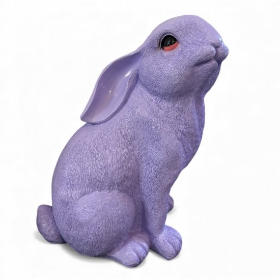 Hase klein, lila - zum Schließen ins Bild klicken