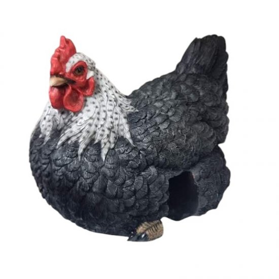 Henne Kantenhocker schwarz - zum Schließen ins Bild klicken