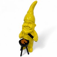 Zwerg mit Grill gelb