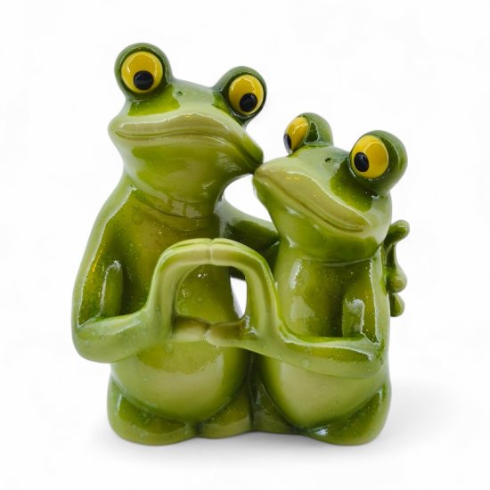 Froschpaar Herz - zum Schließen ins Bild klicken